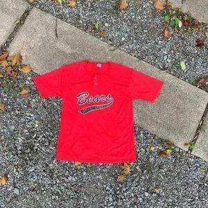 Vintage Chicago Bears Henley T Shirt Bears NFL  Chicago NFL Vintage Bears T Shir